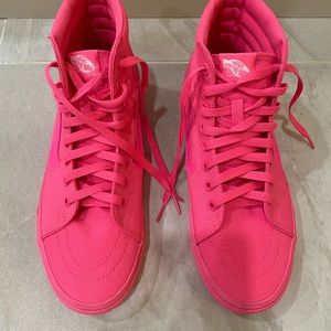 Vans high top sneakers-hot pink